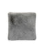 Bodhi Accessories Rosco Faux Fur Cushion Smoke Grey Square House of Isabella UK