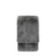 Bodhi Accessories Rosco Faux Fur Throw Smoke Grey Small House of Isabella UK