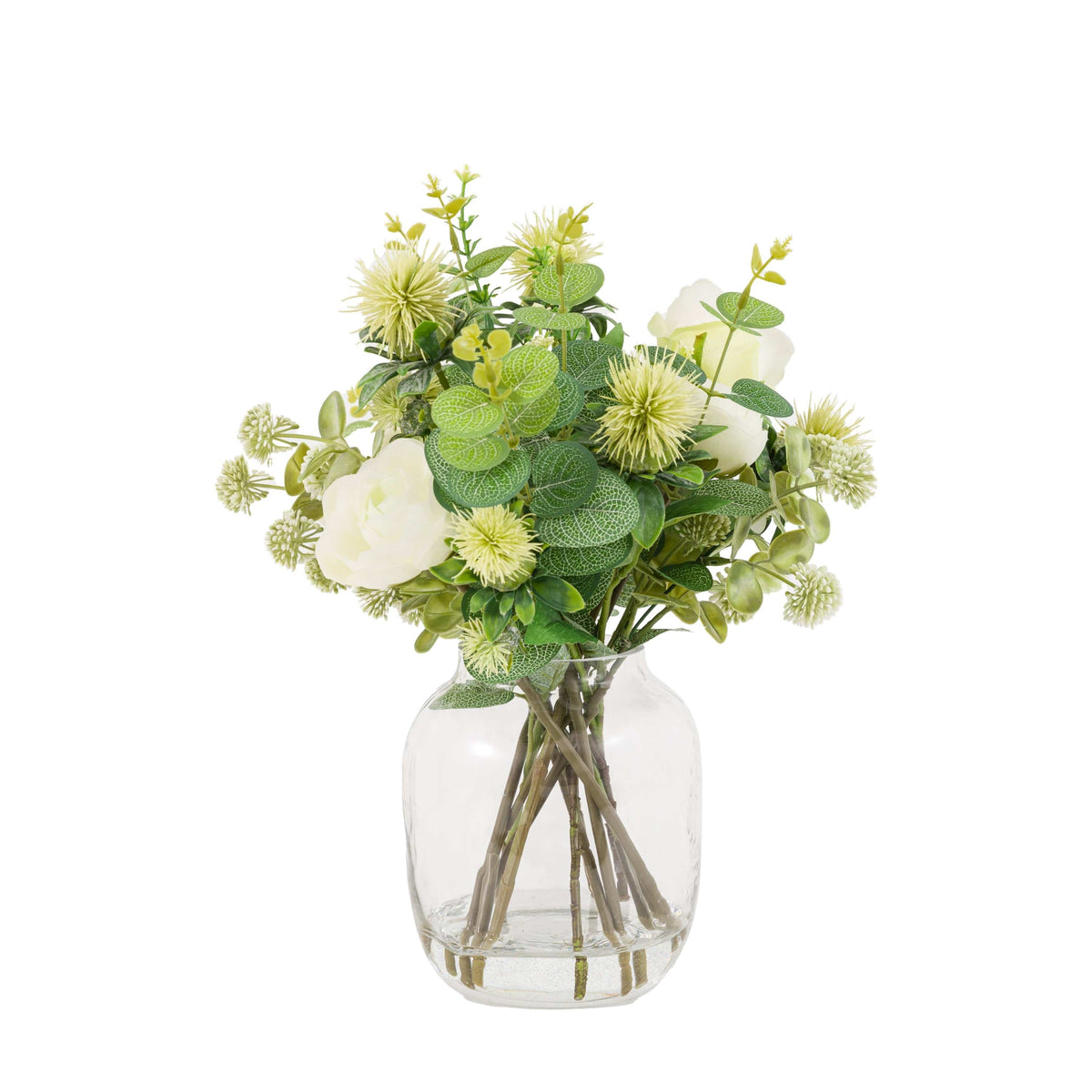 Bodhi Accessories Rose Eucalyptus Vase Arrangement House of Isabella UK