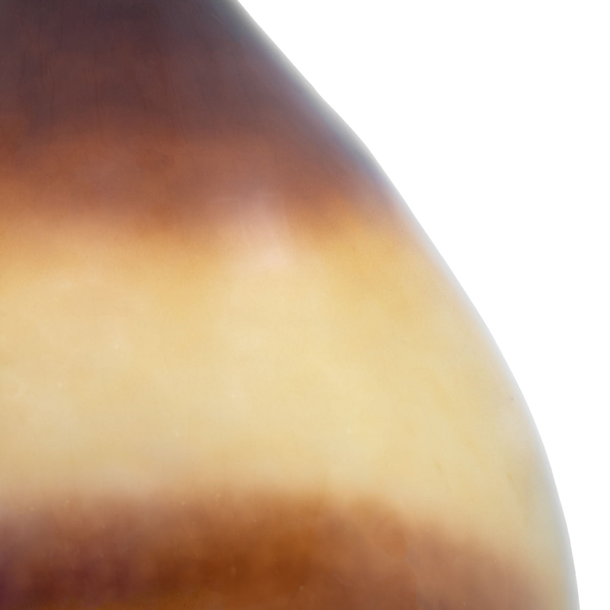 Bodhi Accessories Rueda Giant Glass Bottle Vase Amber House of Isabella UK