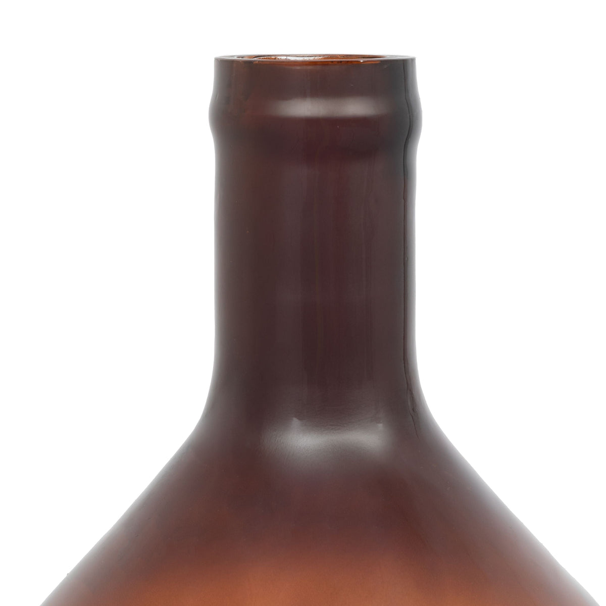 Bodhi Accessories Rueda Giant Glass Bottle Vase Amber House of Isabella UK