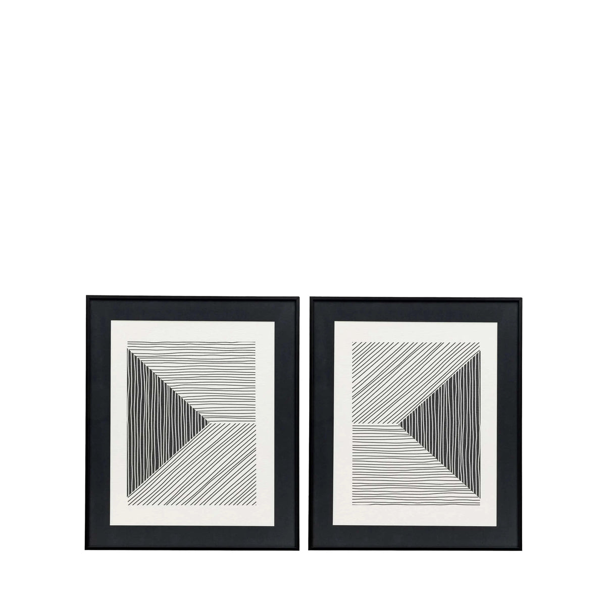 Bodhi Accessories Runway Line Drawing Framed Art Set of 2 House of Isabella UK