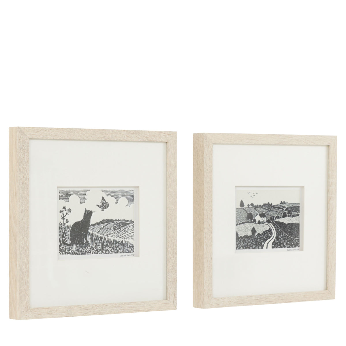 Bodhi Accessories Rural Studies II Framed Art Set of 2 House of Isabella UK