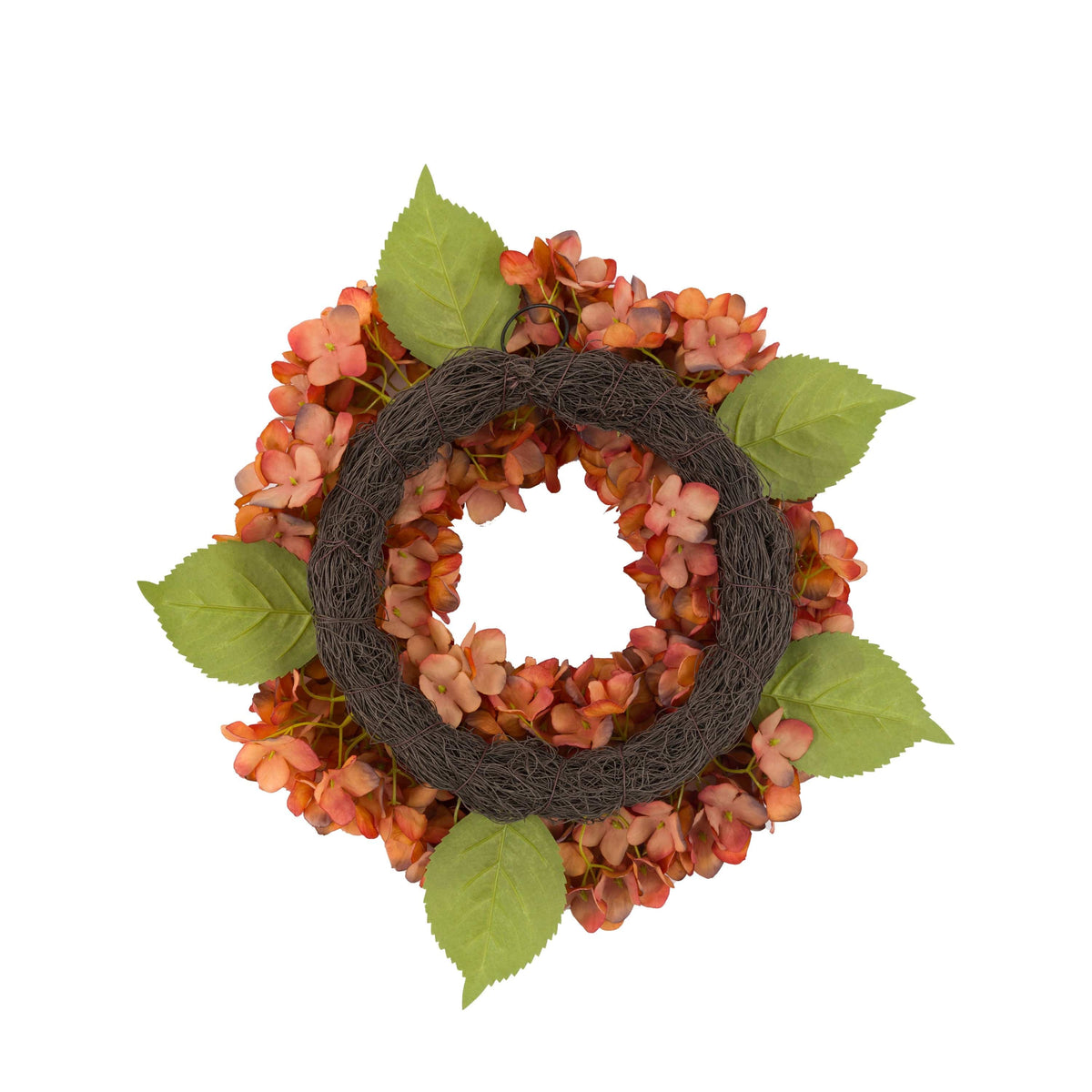 Bodhi Accessories Rust Hydrangea Wreath House of Isabella UK