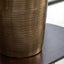 Bodhi Accessories Sahara Hammered Metal Vase Antique Brass Large House of Isabella UK