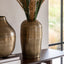 Bodhi Accessories Sahara Hammered Metal Vase Antique Brass Large House of Isabella UK