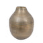 Bodhi Accessories Sahara Hammered Metal Vase Antique Brass Small House of Isabella UK