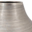 Bodhi Accessories Sahara Hammered Metal Vase Antique Silver Small House of Isabella UK