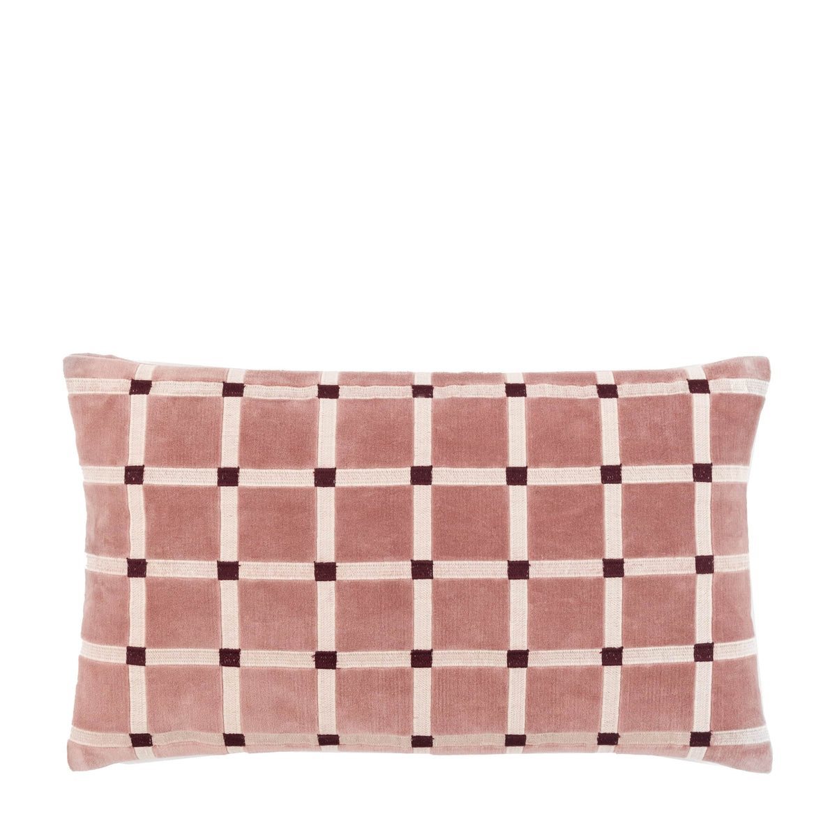 Bodhi Accessories Sana Velvet Cushion Mauve House of Isabella UK