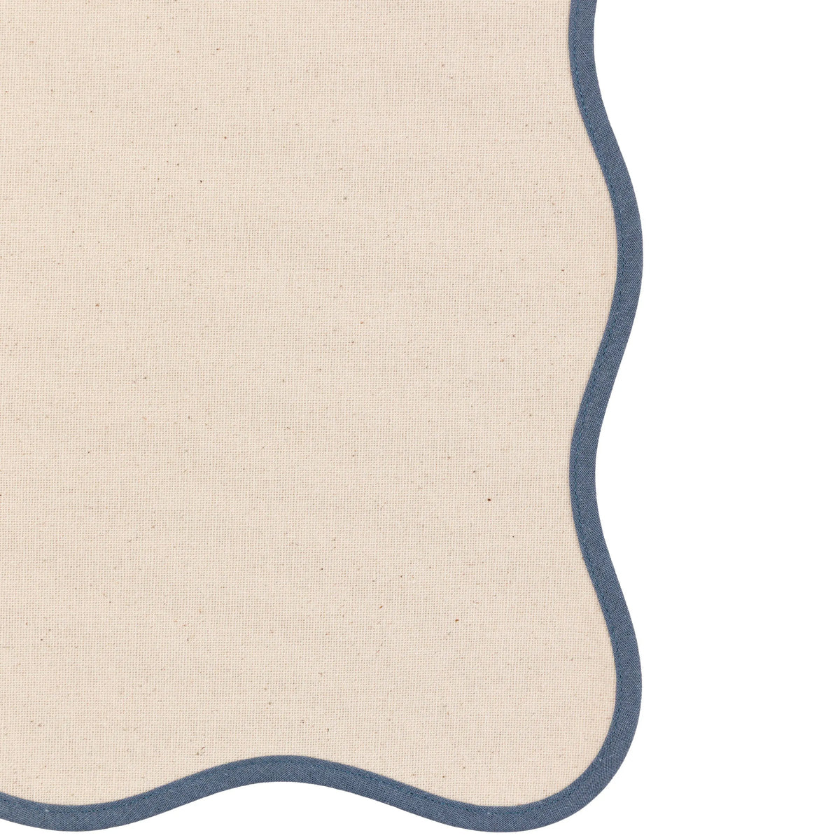 Bodhi Accessories Scallop Edge Placemats Blue 4pk House of Isabella UK