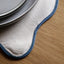 Bodhi Accessories Scallop Edge Placemats Blue 4pk House of Isabella UK