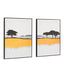 Bodhi Accessories Seaview Framed Canvas Set of 2 House of Isabella UK