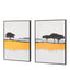 Bodhi Accessories Seaview Framed Canvas Set of 2 House of Isabella UK