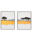 Bodhi Accessories Seaview Framed Canvas Set of 2 House of Isabella UK
