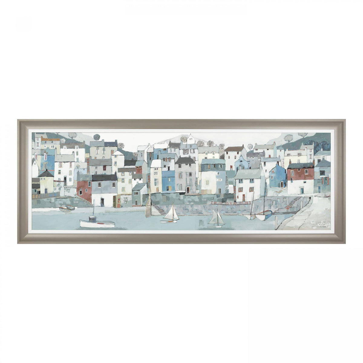 Bodhi Accessories Shoreline Framed Canvas House of Isabella UK