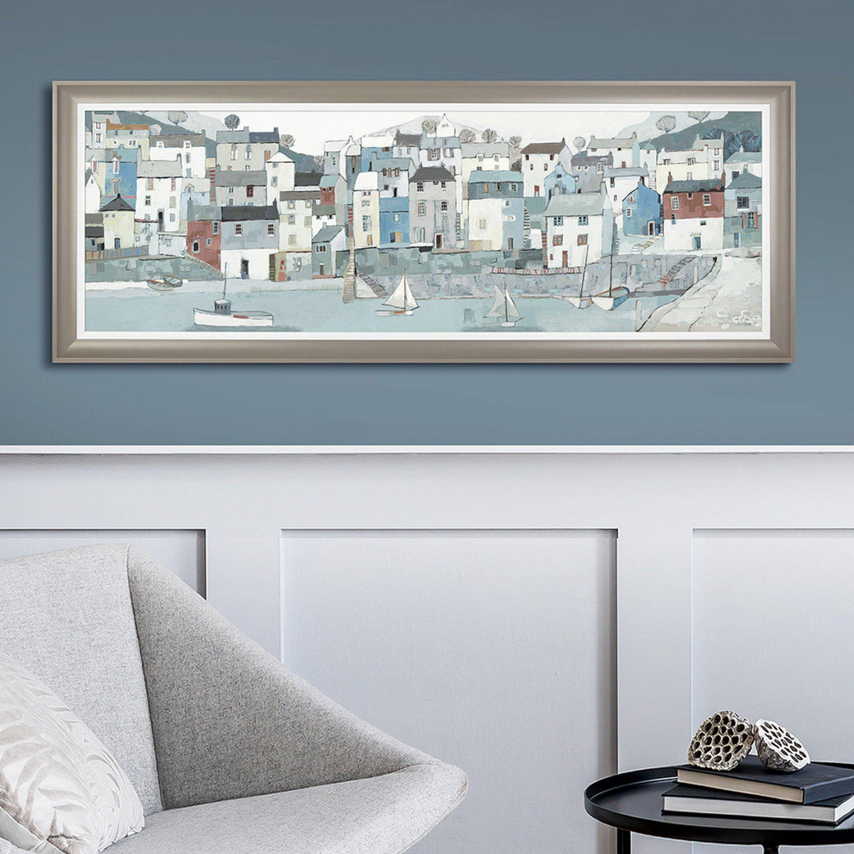 Bodhi Accessories Shoreline Framed Canvas House of Isabella UK