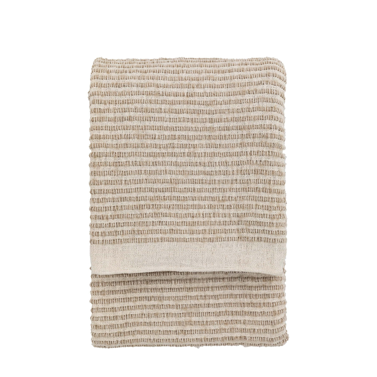 Bodhi Accessories Side Fringe Throw Cream House of Isabella UK