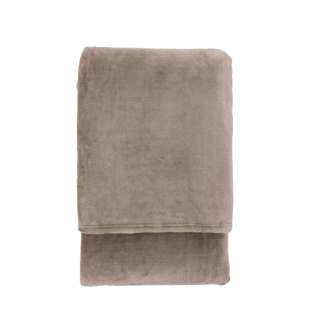 Bodhi Accessories Simply Green Recycled Throw Taupe House of Isabella UK