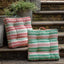 Bodhi Accessories Sina Stripe Woven Floor Cushion Apricot House of Isabella UK