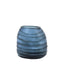 Bodhi Accessories Sinto Handblown Carved Glass Vase Ink Small House of Isabella UK