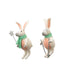 Bodhi Accessories Skiing Hares White Set of 2 House of Isabella UK