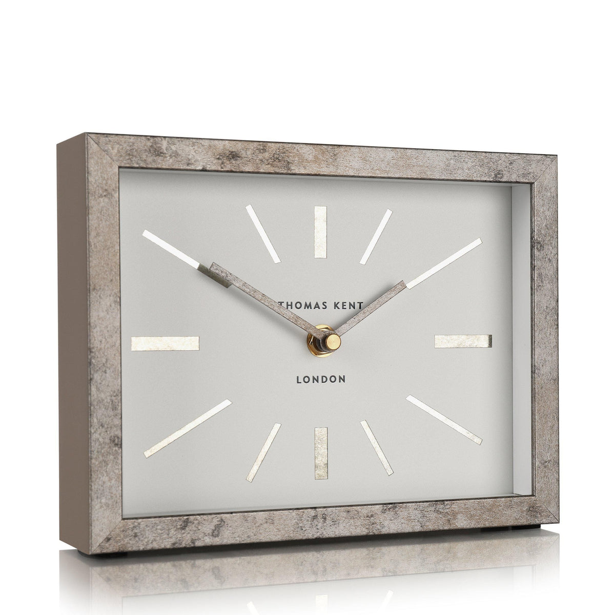 Bodhi Accessories Smithfield Mantel Clock Pewter House of Isabella UK