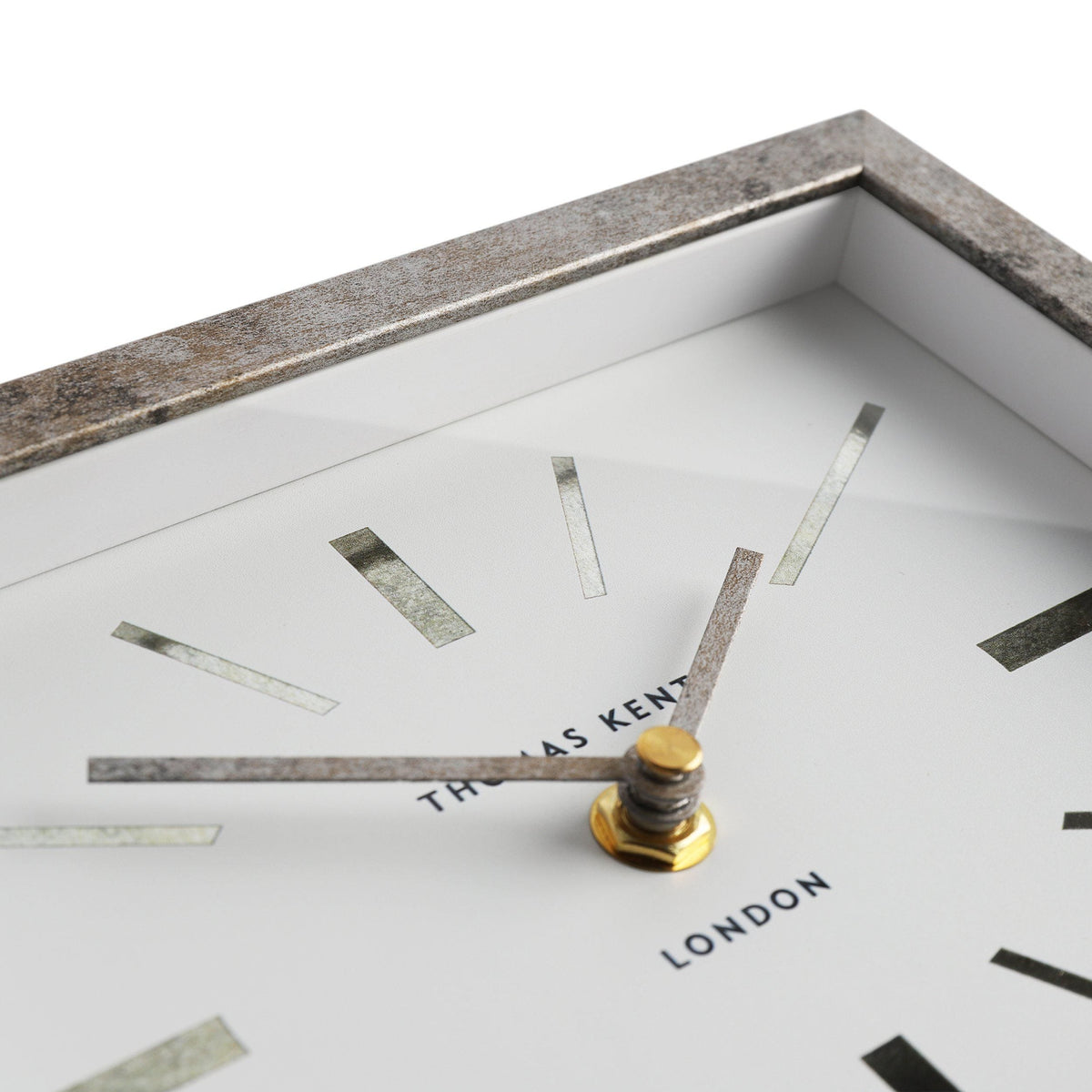 Bodhi Accessories Smithfield Mantel Clock Pewter House of Isabella UK