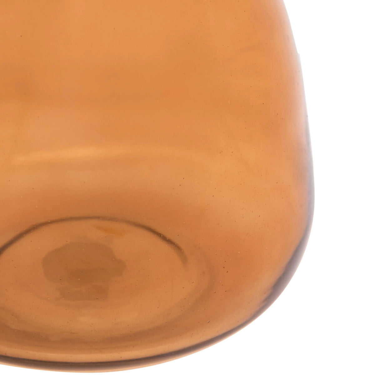 Bodhi Accessories Soria Handblown Glass Vase Amber House of Isabella UK