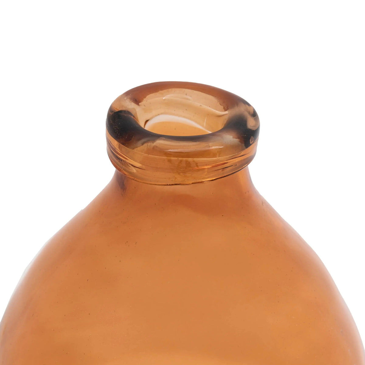 Bodhi Accessories Soria Handblown Glass Vase Amber House of Isabella UK