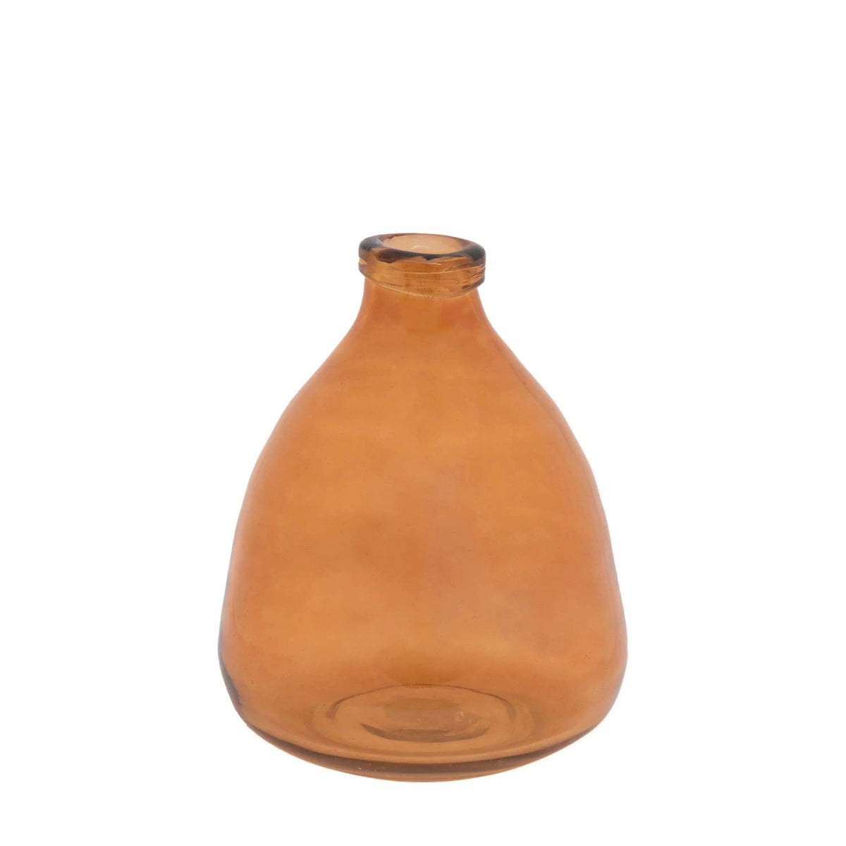 Bodhi Accessories Soria Handblown Glass Vase Amber House of Isabella UK