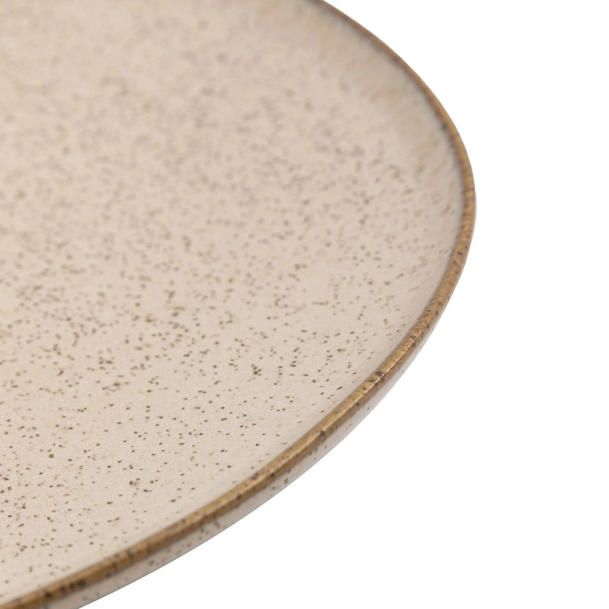 Speckle Glaze Dinner Plate Oatmeal 4pk.