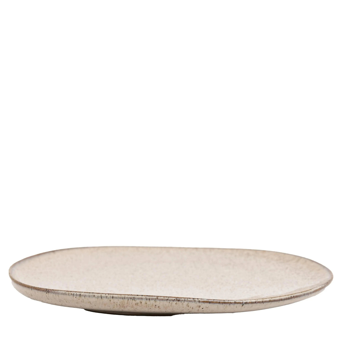 Speckle Glaze Dinner Plate Oatmeal 4pk.