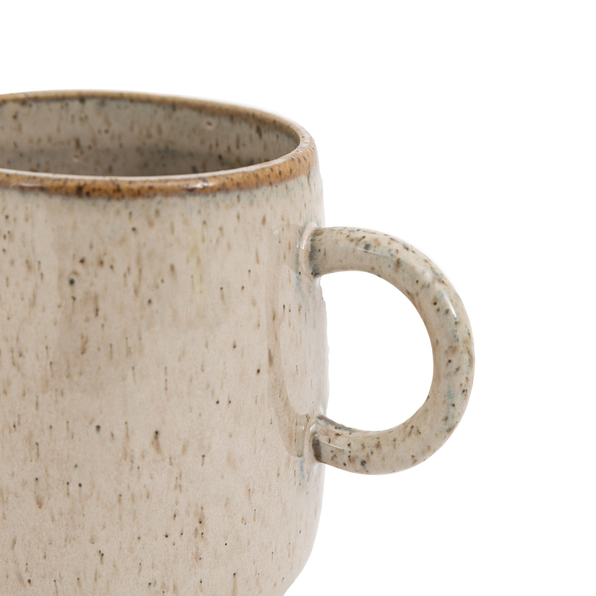 Bodhi Accessories Speckle Glaze Mug Oatmeal 4pk House of Isabella UK