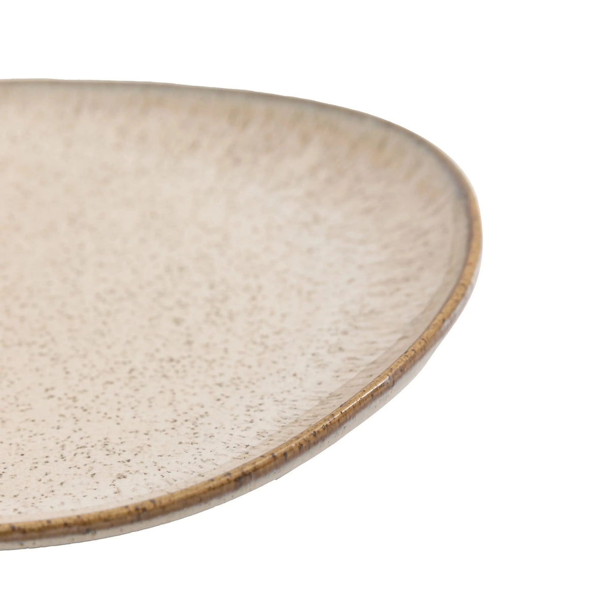 Bodhi Accessories Speckle Glaze Side Plate Oatmeal 4pk House of Isabella UK