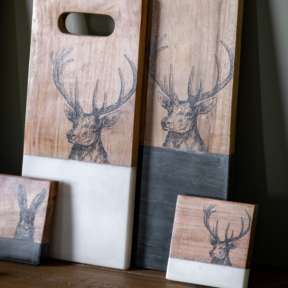 Stag Coasters.
