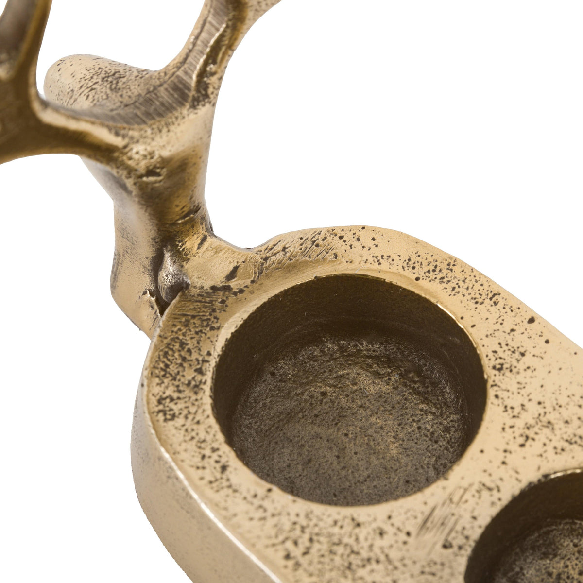 Bodhi Accessories Stag Gold Trio Tealight Holder House of Isabella UK