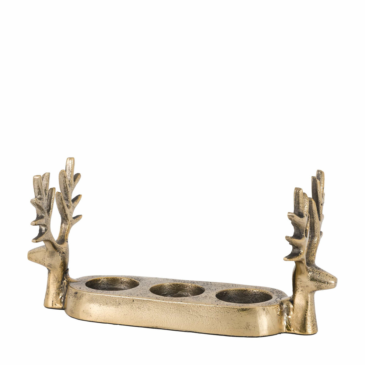 Bodhi Accessories Stag Gold Trio Tealight Holder House of Isabella UK