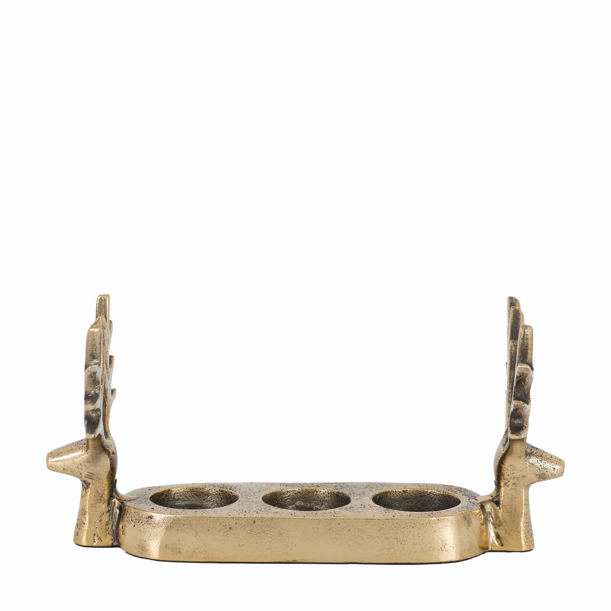 Bodhi Accessories Stag Gold Trio Tealight Holder House of Isabella UK