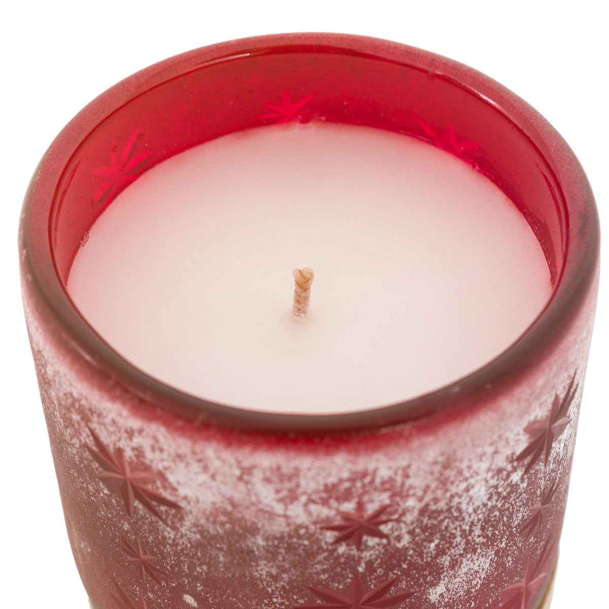 Bodhi Accessories Starry Glass Candle Jar Red House of Isabella UK