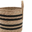 Bodhi Accessories Storage Basket Black Stripe Nest of 4 House of Isabella UK