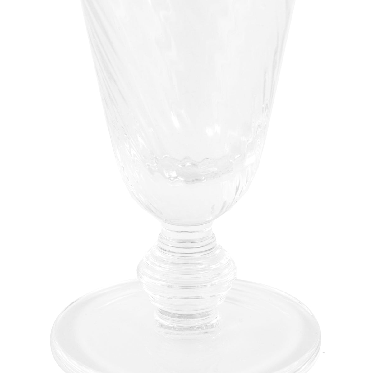 Bodhi Accessories Swirl Flute Glass Smoked Grey 4pk House of Isabella UK