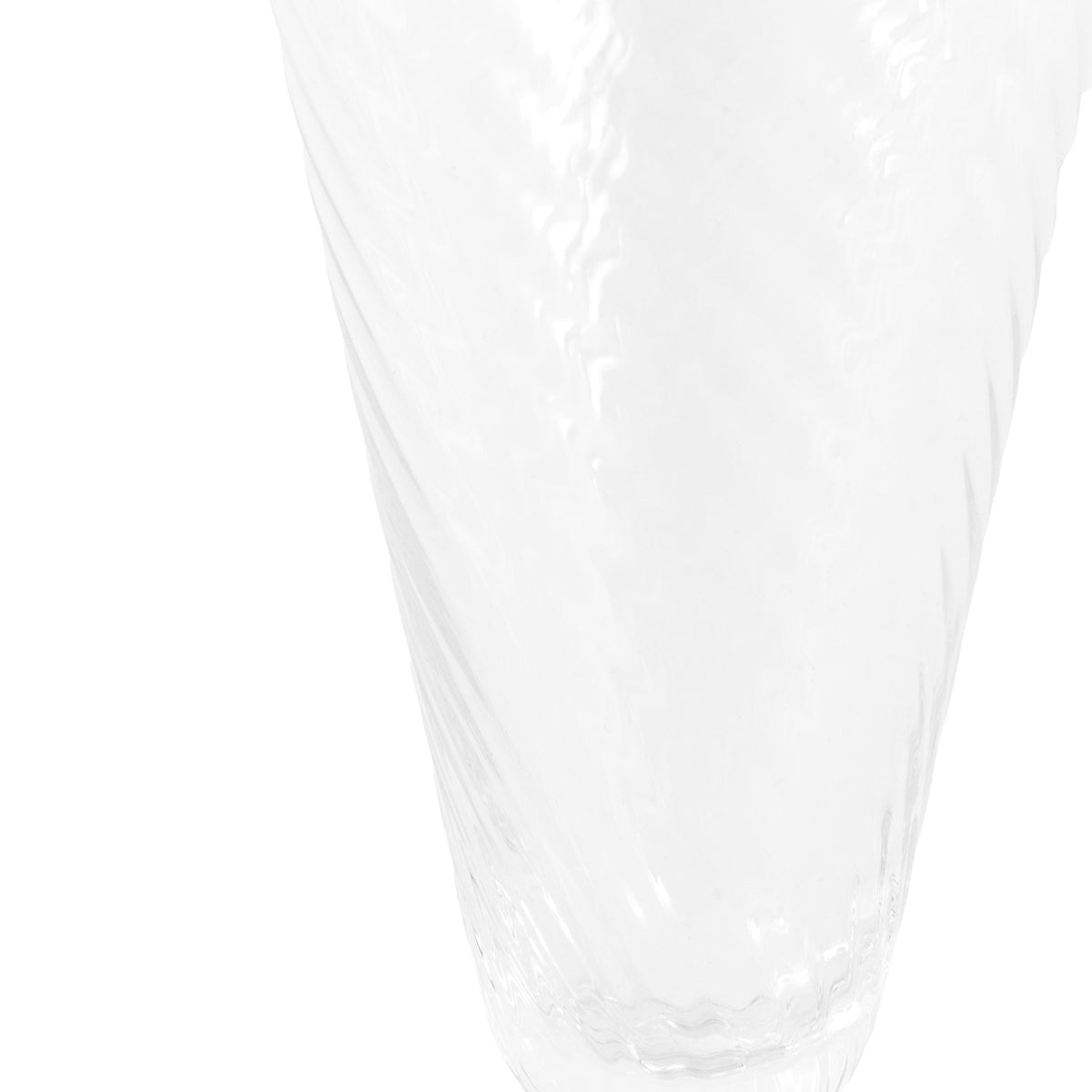 Bodhi Accessories Swirl Flute Glass Smoked Grey 4pk House of Isabella UK