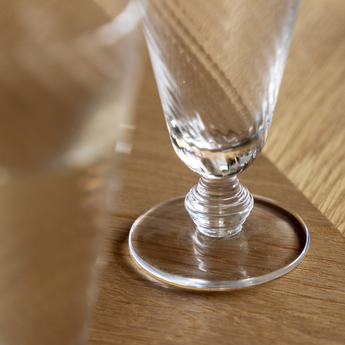 Bodhi Accessories Swirl Flute Glass Smoked Grey 4pk House of Isabella UK