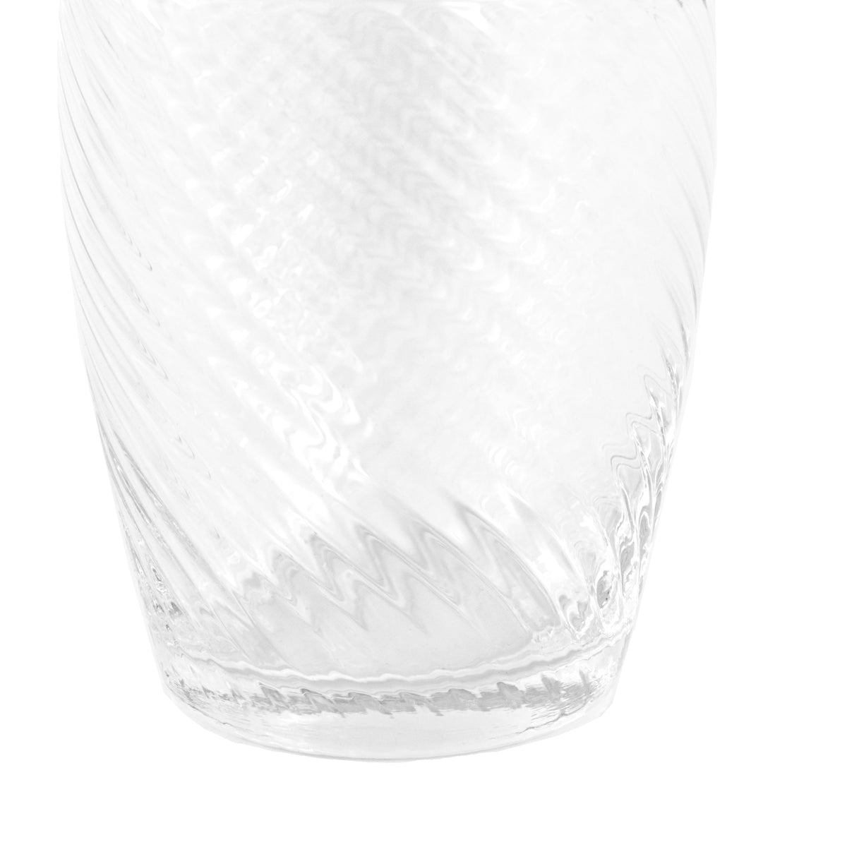 Bodhi Accessories Swirl Tumbler Glass Smoked Grey 4pk House of Isabella UK