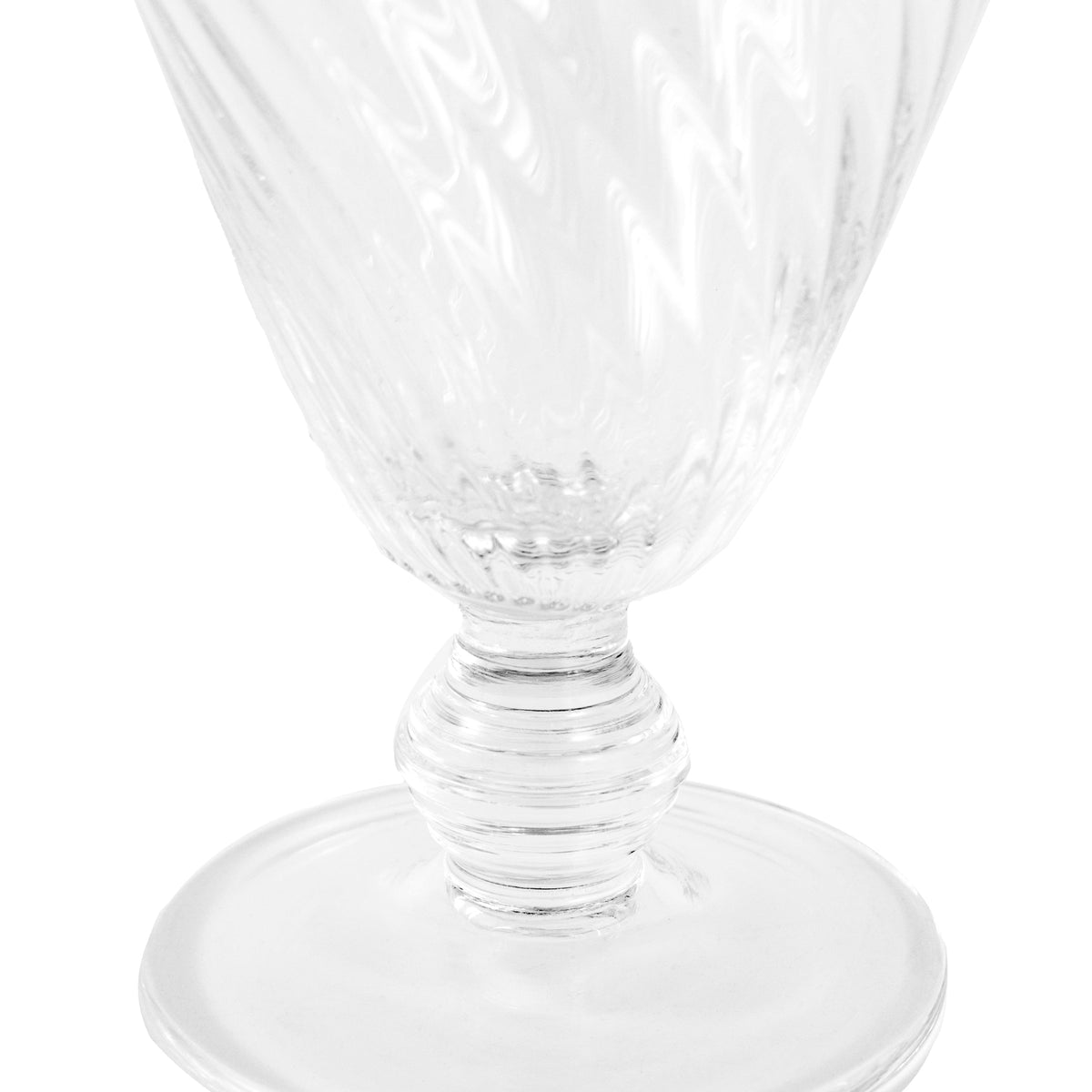 Bodhi Accessories Swirl Wine Glass Smoked Grey 4pk House of Isabella UK