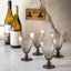 Bodhi Accessories Swirl Wine Glass Smoked Grey 4pk House of Isabella UK