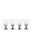 Bodhi Accessories Swirl Wine Glass Smoked Grey 4pk House of Isabella UK