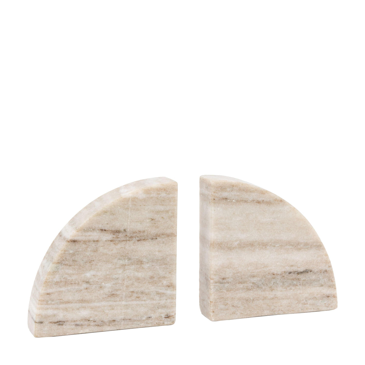 Bodhi Accessories Tamera Marble Bookend Set of 2 Sandstone House of Isabella UK