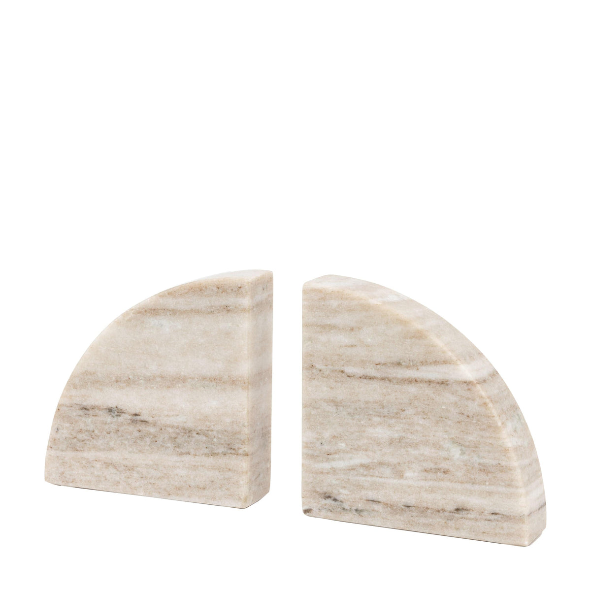Bodhi Accessories Tamera Marble Bookend Set of 2 Sandstone House of Isabella UK