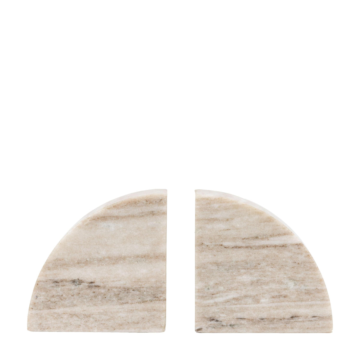 Bodhi Accessories Tamera Marble Bookend Set of 2 Sandstone House of Isabella UK